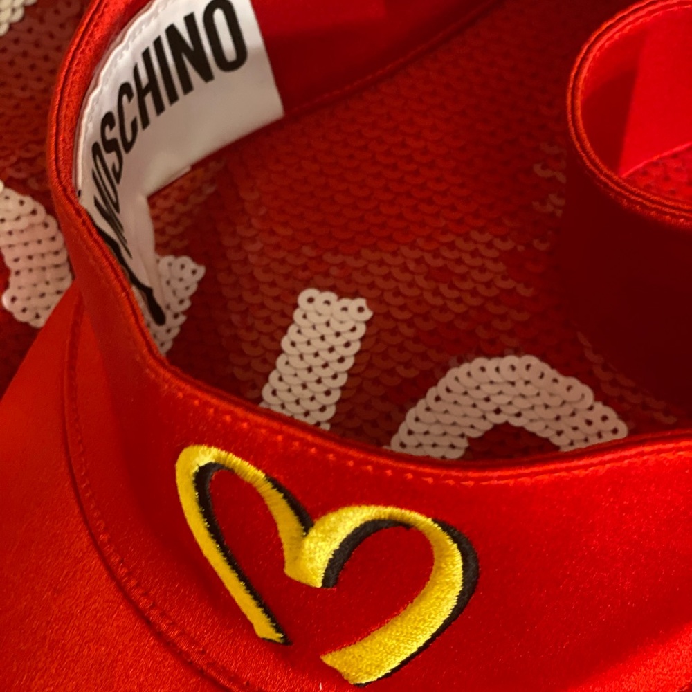 Authentic Moschino McDonalds visor
